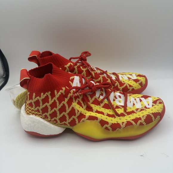 Adidas Pharrell x Crazy BYW Chinese New Year Sneakers Mens 10 Ambition EE8688 - Picture 2 of 12